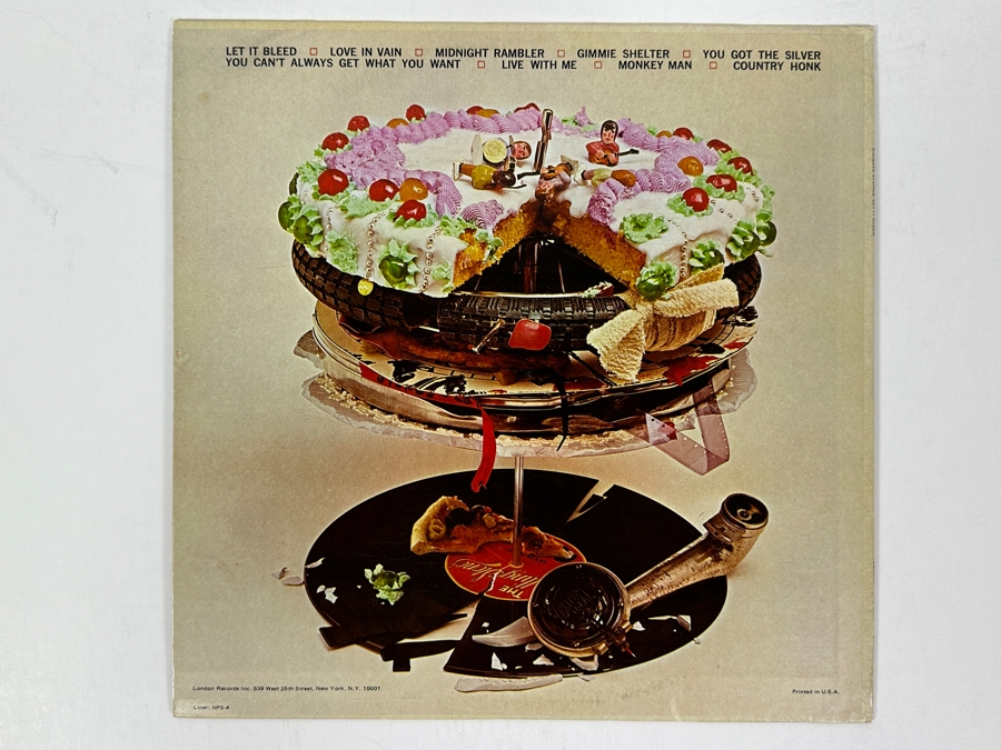 Rolling Stones - Let It Bleed - London NPS-4 1969 Vinyl Record [Photo 2]