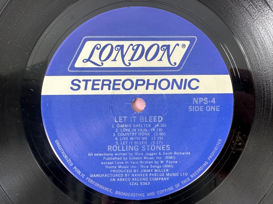 Rolling Stones - Let It Bleed - London NPS-4 1969 Vinyl Record [Photo 5]