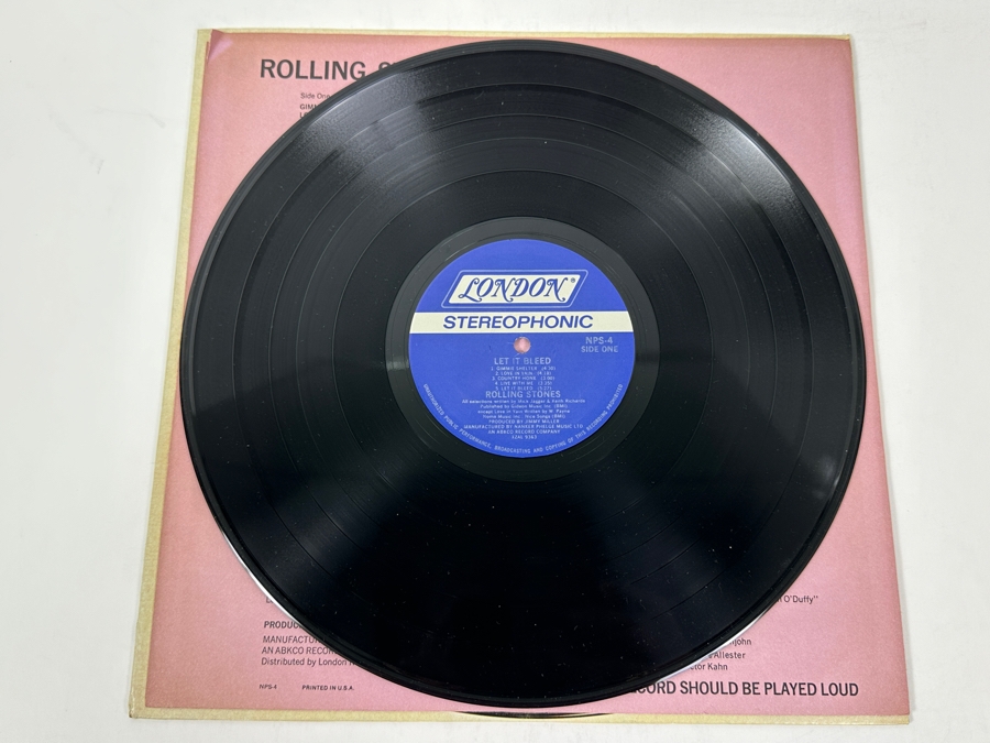 Rolling Stones - Let It Bleed - London NPS-4 1969 Vinyl Record [Photo 4]