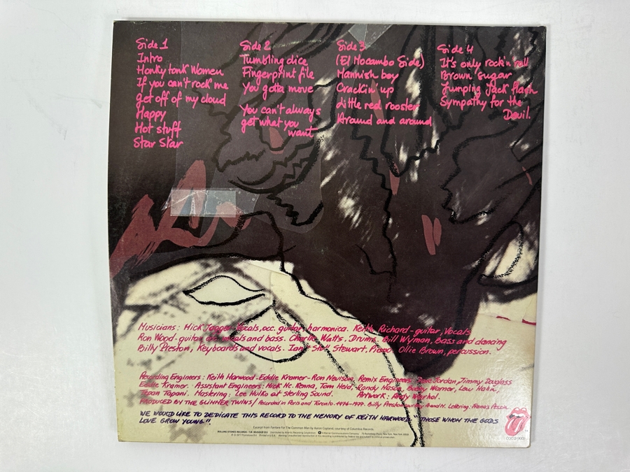 The Rolling Stones - Love You Live, Rolling Stones Records COC 2-9001 1977 2 x Vinyl Record [Photo 3]