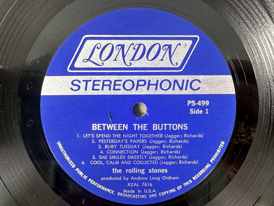 The Rolling Stones - Between The Buttons - London PS 499 1967 - Their Iconic Psychedelic Rock Vinyl Record [Photo 4]