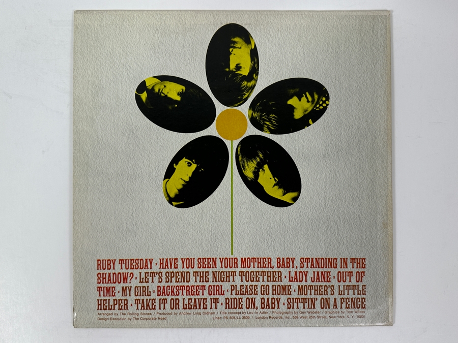 The Rolling Stones - Flowers - London PS 509 1967 Vinyl Record [Photo 2]