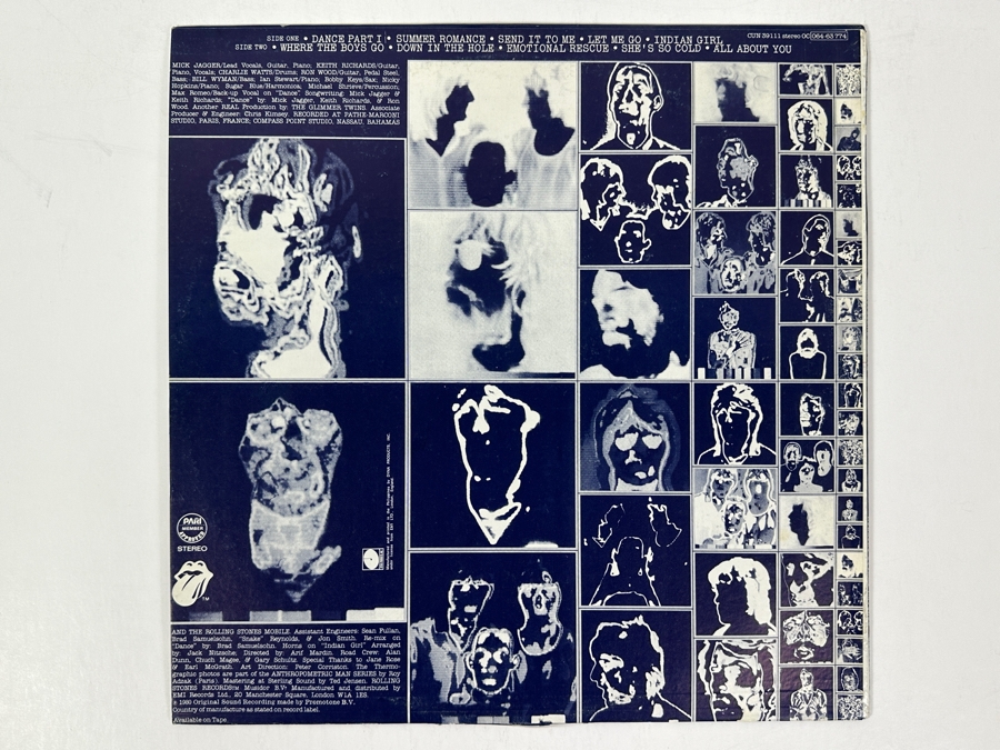 The Rolling Stones - Emotional Rescue - EMI Records CUN 39111 1980 Vinyl Record [Photo 2]
