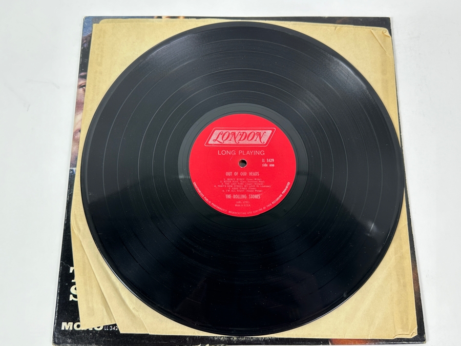 The Rolling Stones - Out Of Our Heads - London LL 3429 1965 Vinyl Record [Photo 3]