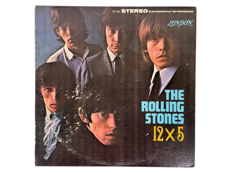 The Rolling Stones - 12 X 5 - London PS 402 Stereo Electronically Re-Processed Album From 1964 Iconic Vinyl Record
