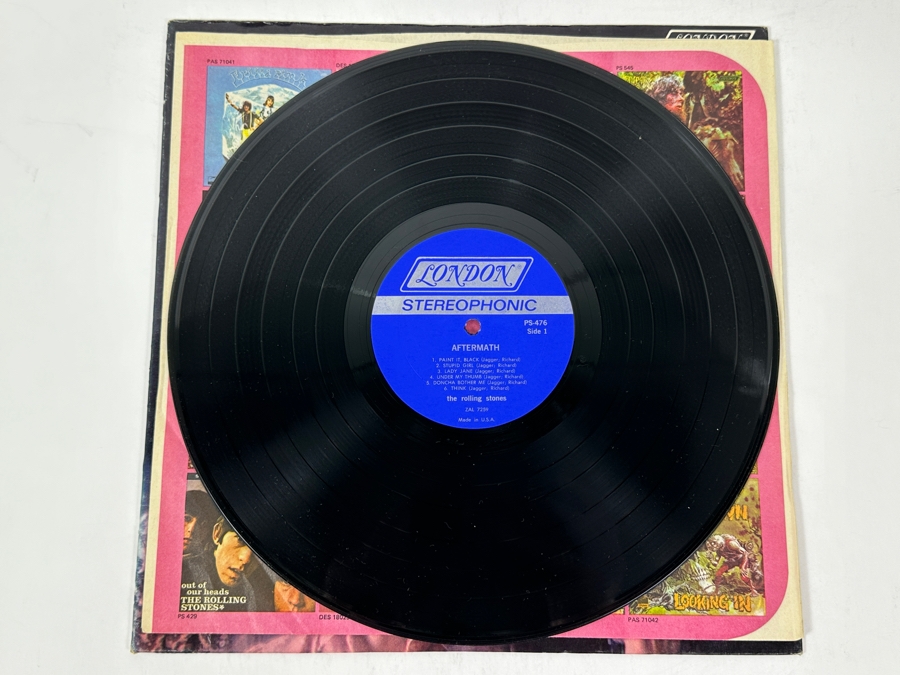 The Rolling Stones - Aftermath - London PS 476 1966 (Includes 'Paint It, Black' Song) Vinyl Record [Photo 3]