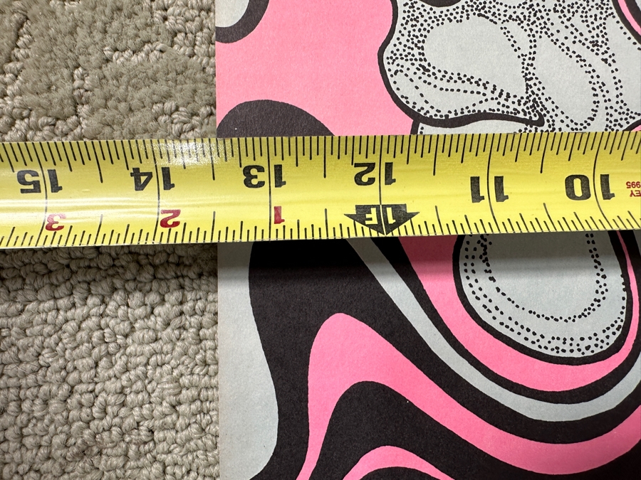 Just Added - Vintage 1967 Psychedelic Concert Poster By Wes Wilson For Shows At The Fillmore Auditorium In San Francisco Featuring The Grateful Dead, Otis Rush And His Chicago Blues Band And Canned Heat (BG-51) 13.5' X 22' [Photo 11]