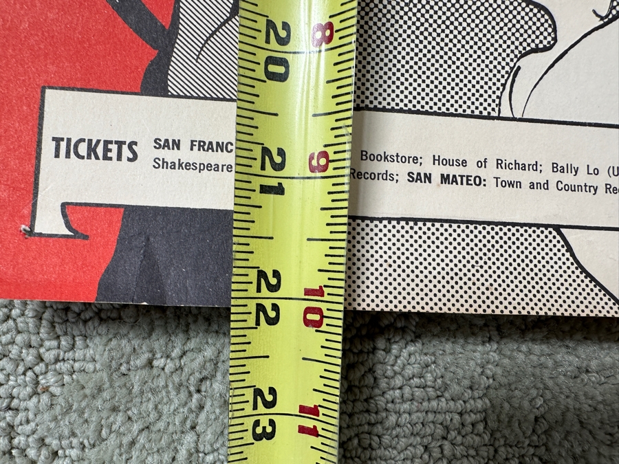 Just Added - Vintage 1967 Bill Graham Presents Concert Poster (BG-52) One Night Only Performance By B.B. King, Moby Grape, Steve Miller Blues Band Concert Poster Fillmore, San Francisco Designed By John H. Myers 13.75' X 22' [Photo 11]