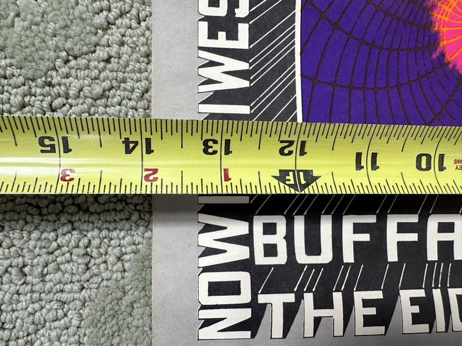 Just Added - 1967 Family Dog Presents Concert Poster For Buffalo Springfield And The Eigth Penny Matter In Denver, CO No. FDD-5 Artwork By Robert Fried 14' X 20' [Photo 9]