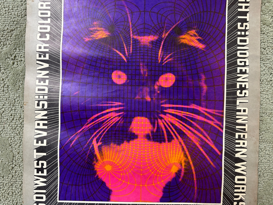 Just Added - 1967 Family Dog Presents Concert Poster For Buffalo Springfield And The Eigth Penny Matter In Denver, CO No. FDD-5 Artwork By Robert Fried 14' X 20' [Photo 3]