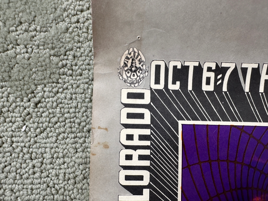 Just Added - 1967 Family Dog Presents Concert Poster For Buffalo Springfield And The Eigth Penny Matter In Denver, CO No. FDD-5 Artwork By Robert Fried 14' X 20' [Photo 4]