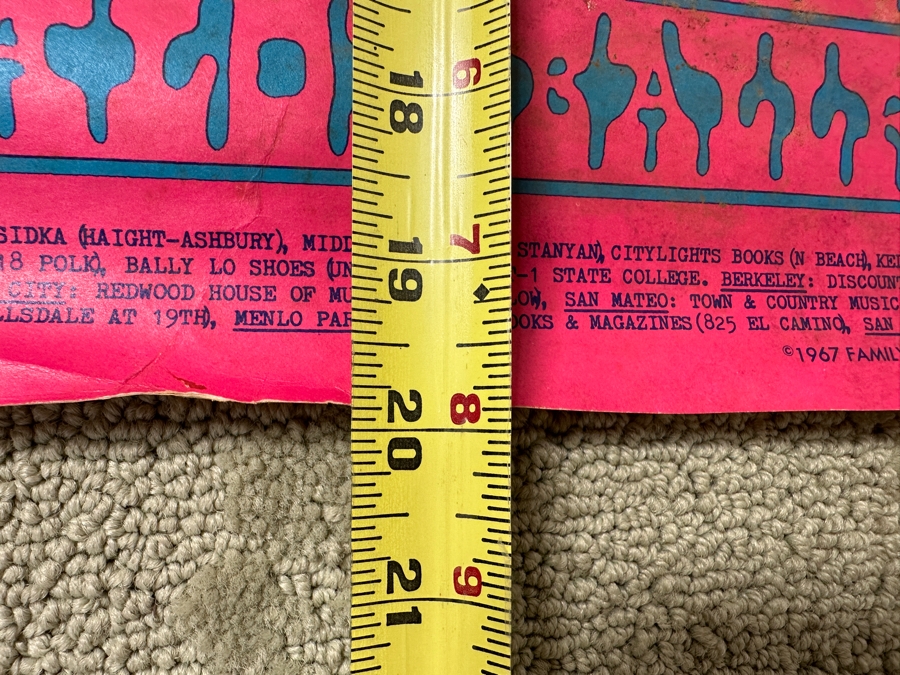 Just Added - Vintage 1967 Psychedelic Family Dog Presents Concert Poster For The Miller Blues Band And The Siegal Schwall Band Performing At The Avalon Ballroom In San Francisco (FD-70) Designed By Victor Moscoso 14' X 20' [Photo 11]