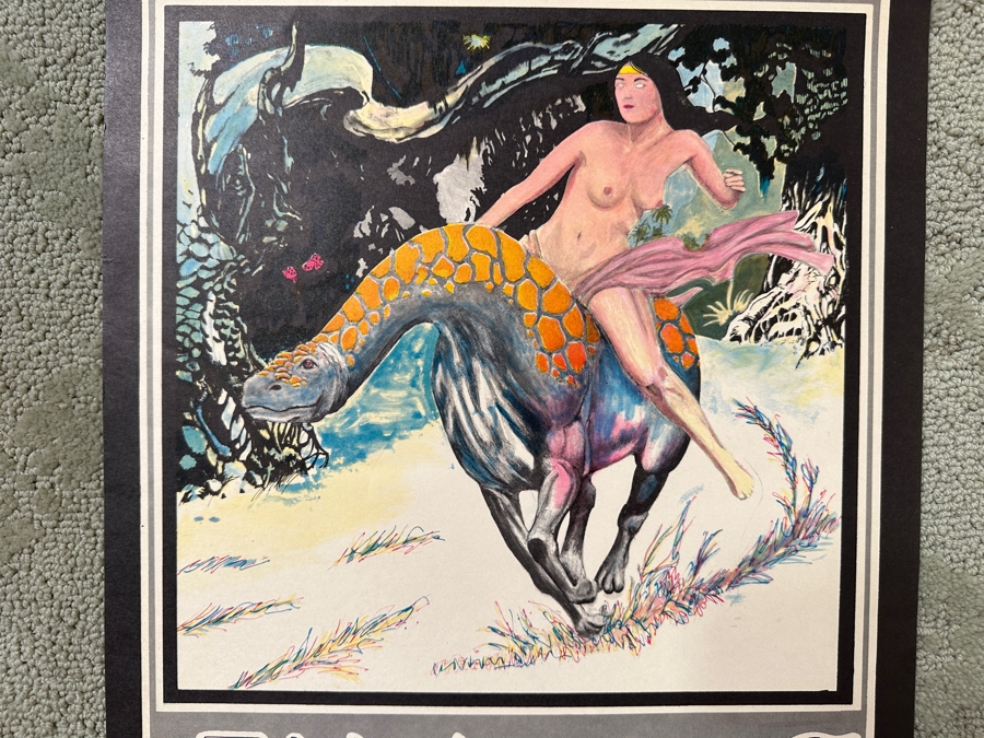 Just Added - Vintage 1968 Psychedelic Family Dog Productions Concert Poster Featuring Junior Wells, Canned Heat And Crome Syrcus Performing At The Avalon Ballroom In San Francisco (FD-117) Designed By Carl Lundgren 13.5' X 20' [Photo 3]