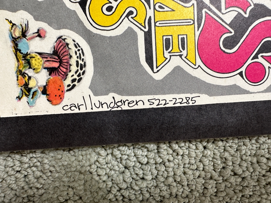 Just Added - Vintage 1968 Psychedelic Family Dog Productions Concert Poster Featuring Junior Wells, Canned Heat And Crome Syrcus Performing At The Avalon Ballroom In San Francisco (FD-117) Designed By Carl Lundgren 13.5' X 20' [Photo 11]