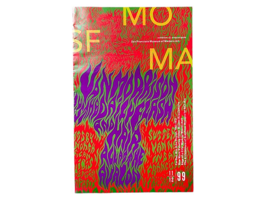 Just Added - San Francisco Museum Of Modern (SFMOMA) Art Exhibition Program Guide For Far Out Bay Area Design, 1967-1973