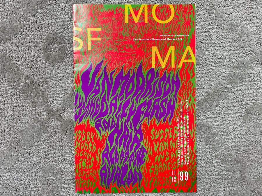 Just Added - San Francisco Museum Of Modern (SFMOMA) Art Exhibition Program Guide For Far Out Bay Area Design, 1967-1973 [Photo 2]