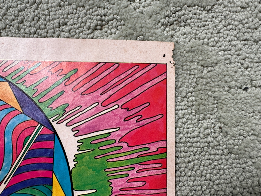 Just Added - Vintage Capital Records Psychedelic Promotional Poster Featuring The Beatles, The Beach Boys And Other Capital Record Label Bands 12.5' X 20.5' [Photo 8]