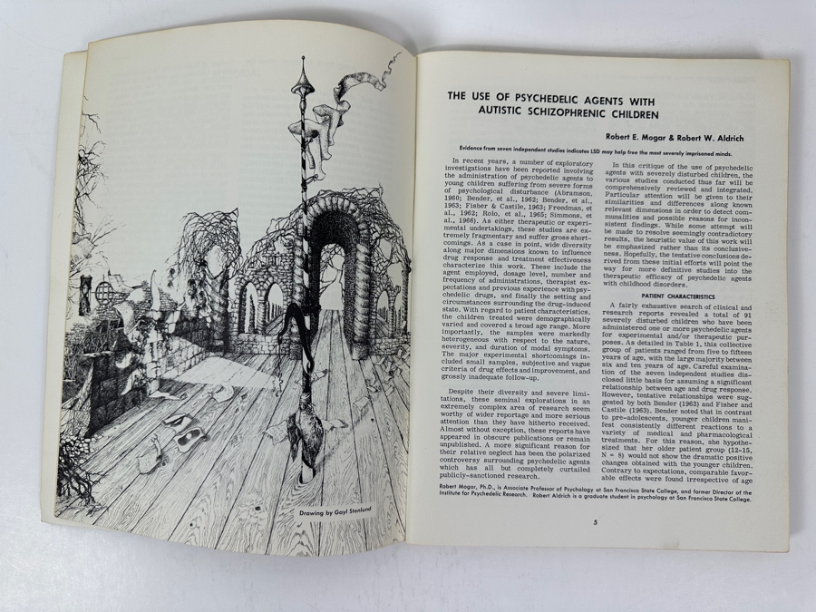 Just Added - Pair Of Vintage 1969 First Edition Psychedelic Review Magazines, Issue #10 Featuring Article By Timothy Leary [Photo 7]