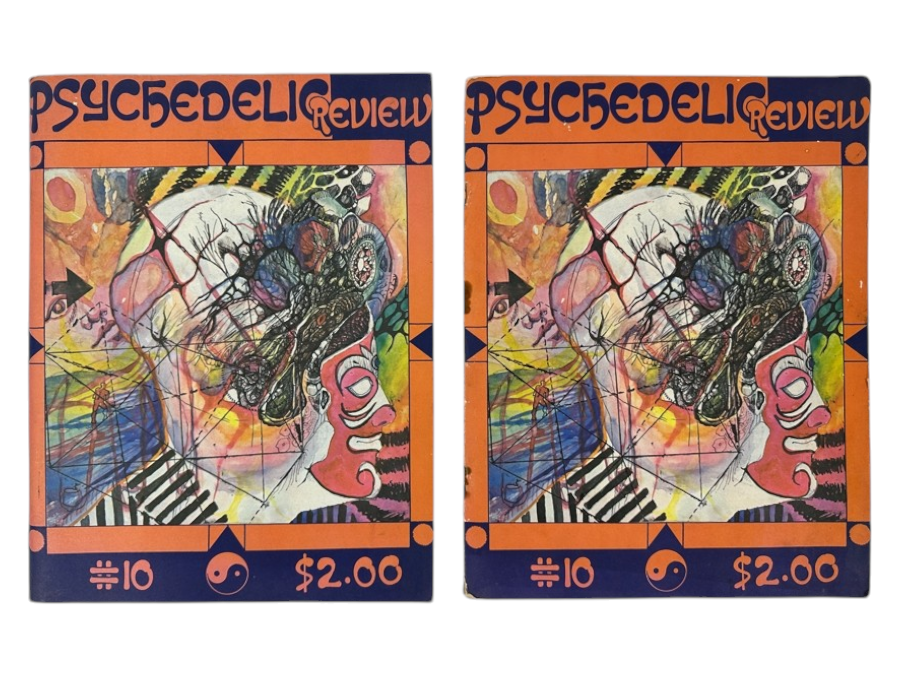 Just Added - Pair Of Vintage 1969 First Edition Psychedelic Review Magazines, Issue #10 Featuring Article By Timothy Leary