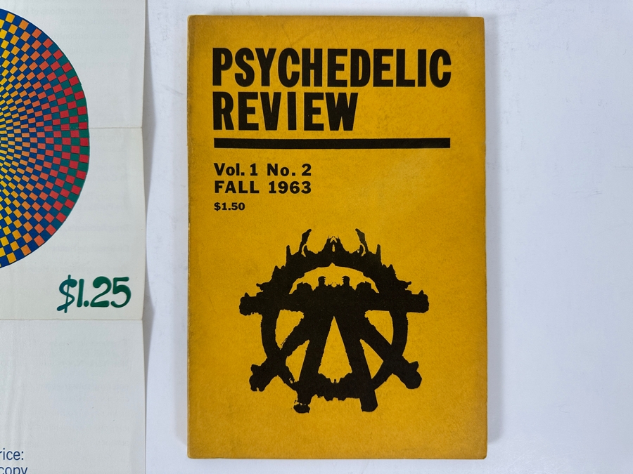 Just Added - Vintage 1963 Psychedelic Review Vol. 1 No. 2 Featuring Article By Timothy Leary [Photo 3]