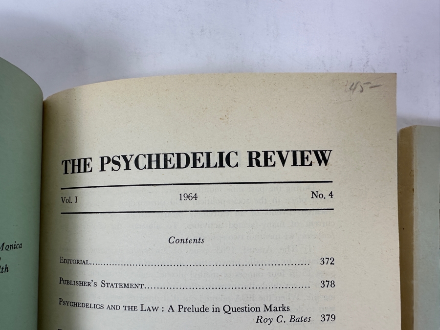 Just Added - Pair Of Vintage 1964 Psychedelic Reviews, Vol. 1 No. 4 [Photo 4]