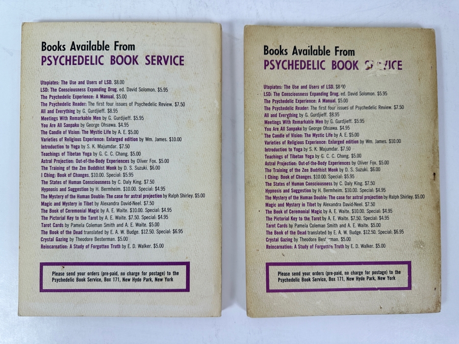 Just Added - Pair Of Vintage 1966 Psychedelic Review Journals Number 7 Featuring Articles On Consciousness, Mescaline, Hallucinations, & Schizophrenia [Photo 8]