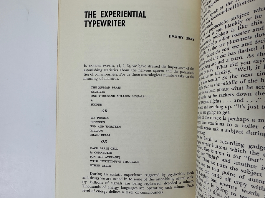 Just Added - Pair Of Vintage 1966 Psychedelic Review Journals Number 7 Featuring Articles On Consciousness, Mescaline, Hallucinations, & Schizophrenia [Photo 7]