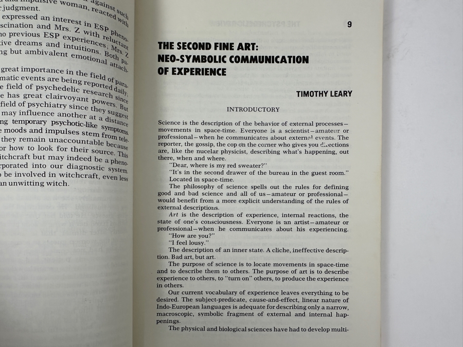 Just Added - Vintage 1966 Psychedelic Review Journal, Number 8 Featuring Articles By Timothy Leary [Photo 5]