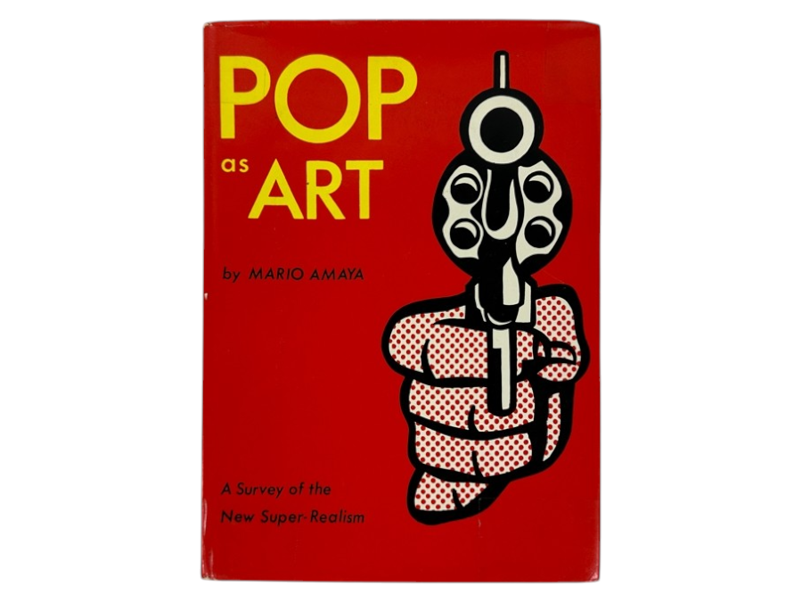 Just Added - Vintage 1966 Hardcover Book Pop As Art By Mario Amaya