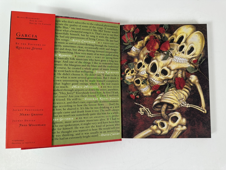 Just Added - Vintage 1995 First Edition Hardcover Book: Jerry Garcia's Story By Rolling Stone [Photo 4]
