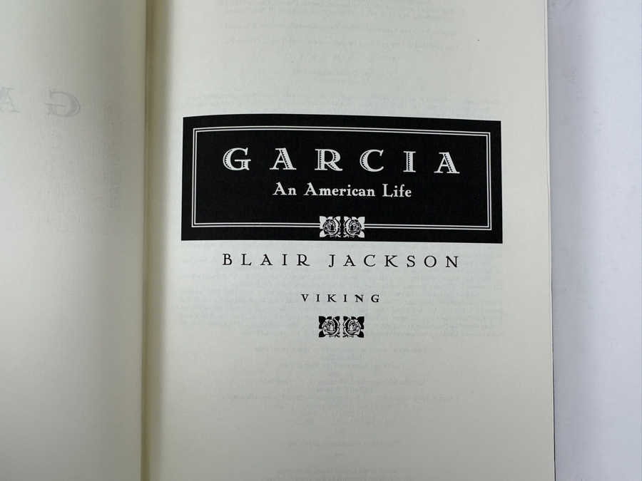 Just Added - 1999 Hardcover Book 'Garcia: An American Life' - Blair Jackson's Biography Of Jerry Garcia [Photo 3]