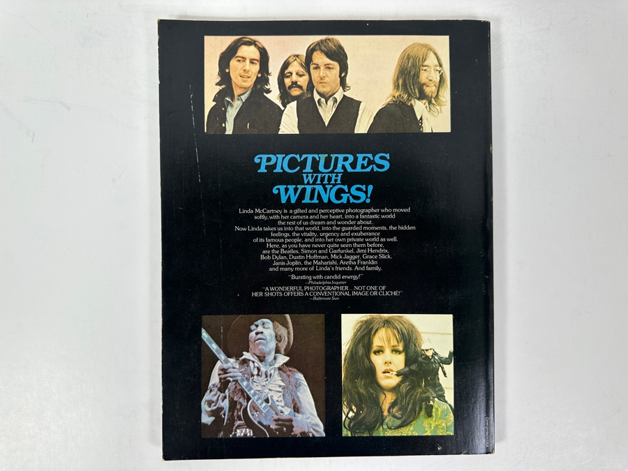 Just Added - Vintage 1976 First Edition Paperback Book 'Linda's Pictures' - Photography Collection By Linda McCartney Featuring Photographs Of Many Rock & Roll Legends [Photo 9]