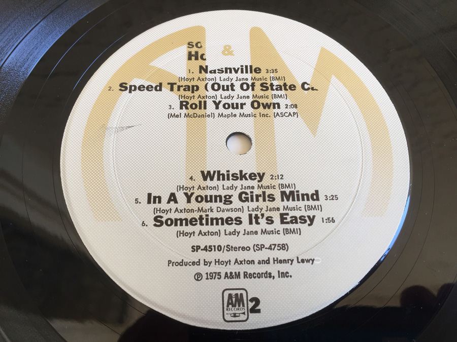 Hoyt Axton ‎- Southbound - A&M Records ‎- SP-4510 [Photo 6]
