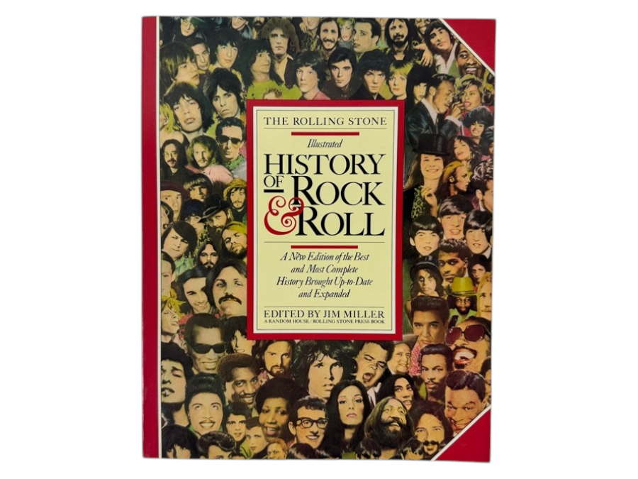 Just Added - 1980 Paperback Book Rolling Stone's Illustrated History Of Rock & Roll. An Expanded Edition Featuring Many Iconic Musicians