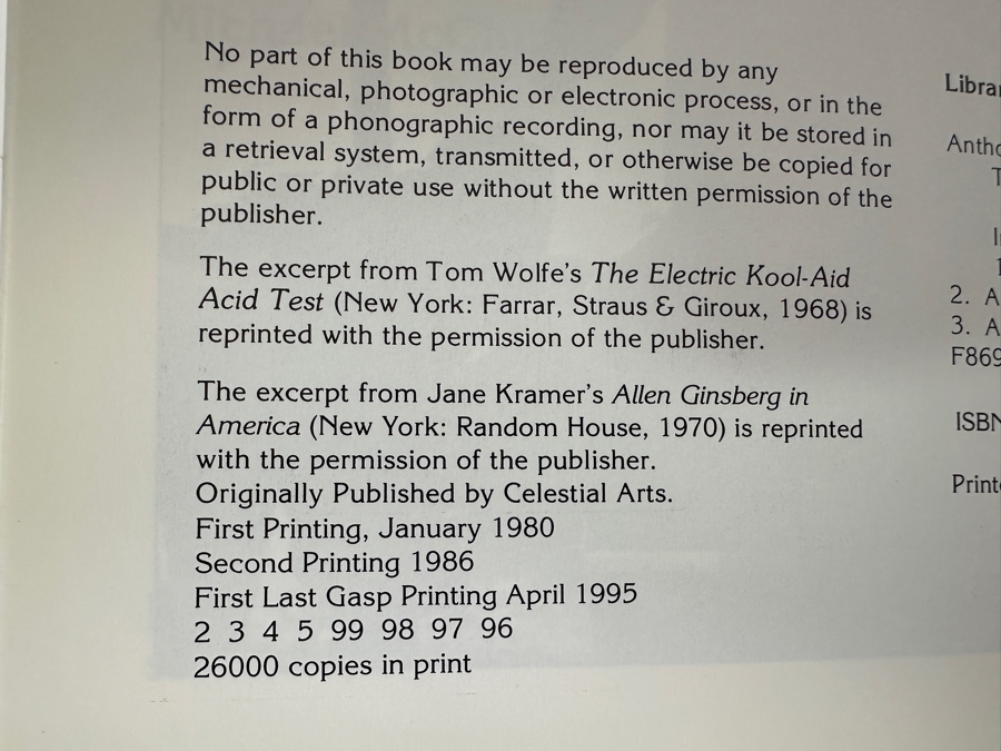 Just Added - SIGNED COPY Of Paperback Book The Summer Of Love: Haight-Ashbury At Its Highest. A Photographic Look At The Iconic 1967 Counterculture Movement, Featuring Key Figures And Events [Photo 7]