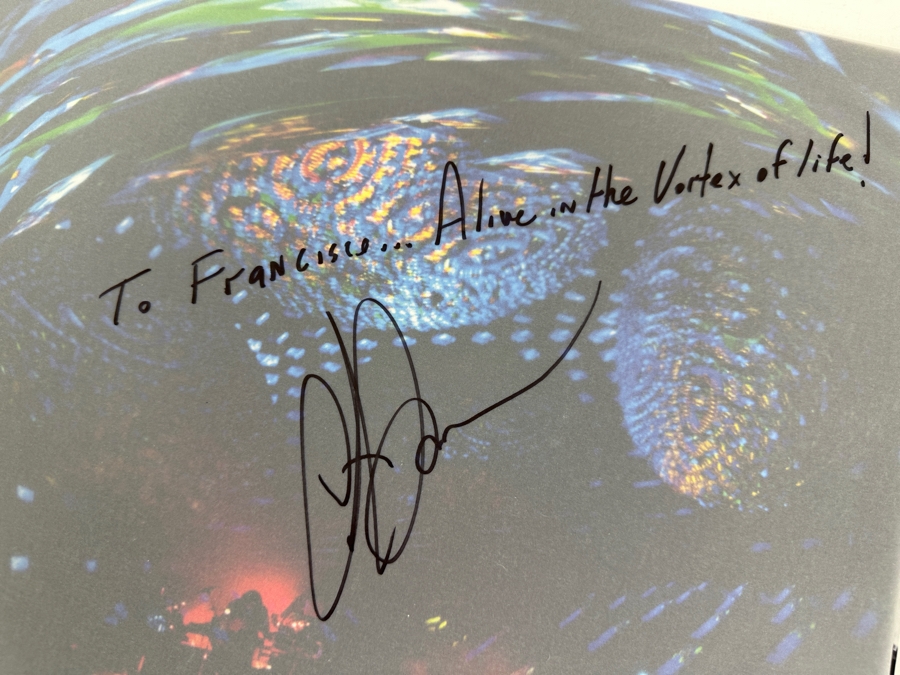 Just Added - SIGNED COPY 2015 Hardcover Book 'Steve Roach: Alive In The Vortex' Photo Book Features Immersive Live Visuals By Audri Phillips - Photography By Robert Smith [Photo 4]