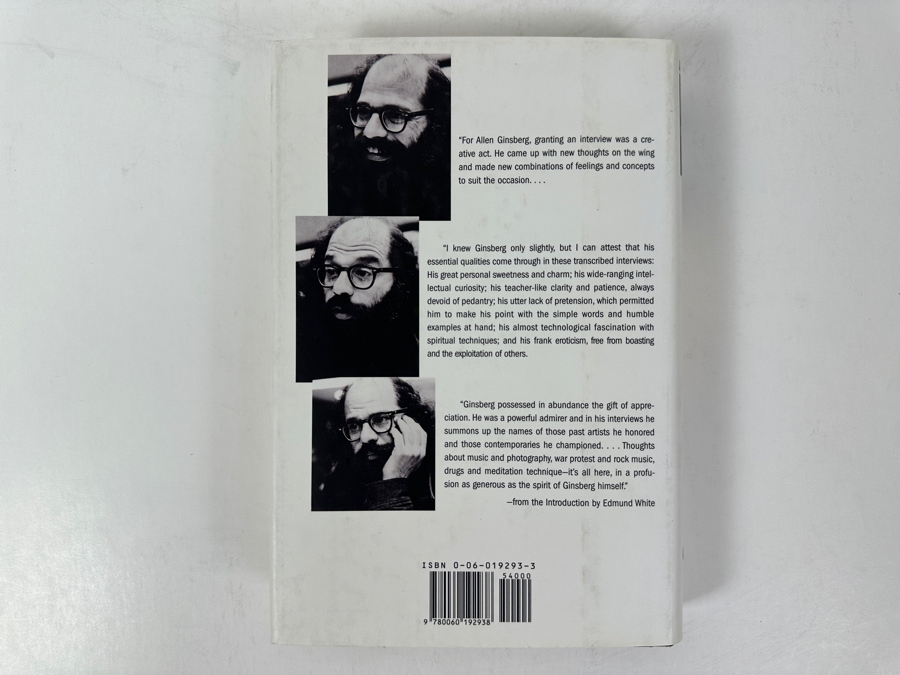 Just Added - 2001 First Edition Hardcover Book Allen Ginsberg Spontaneous Mind: Selected Interviews 1958-1996 [Photo 5]