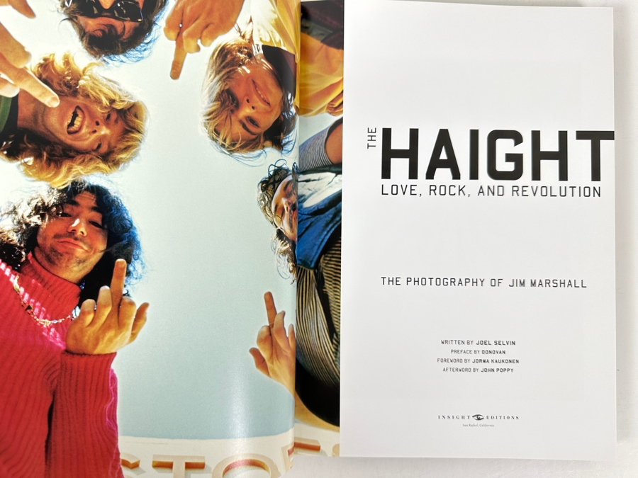 Just Added - 2014 First Edition Hardcover Book The Haight: Love, Rock And Revolution - Joel Selvin's Text And Jim Marshall's Iconic Photography [Photo 7]