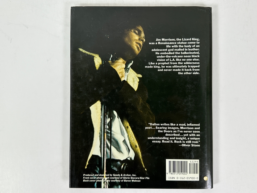 Just Added - 1991 Hardcover First Edition Book Jim Morrison Biography, 'Mr. Mojo Risin' Jim Morrison The Last Holy Fool' By David Dalton [Photo 7]