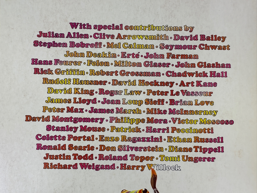 Just Added - Vintage 1972 First Dell Edition Paperback Book The Beatles Illustrated Lyrics - Dell Special - A Collection Of Illustrated Song Lyrics By The Iconic Band Edited By Alan Aldridge [Photo 9]