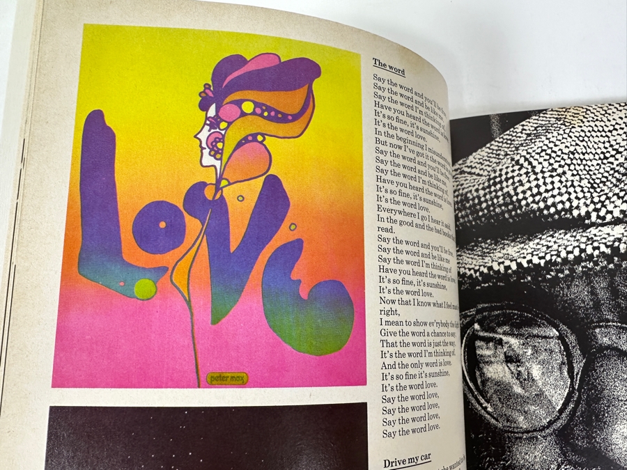 Just Added - Vintage 1972 First Dell Edition Paperback Book The Beatles Illustrated Lyrics - Dell Special - A Collection Of Illustrated Song Lyrics By The Iconic Band Edited By Alan Aldridge [Photo 7]