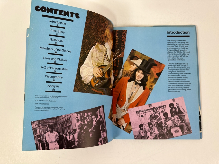 Just Added - Vintage 1976 First Edition Hardcover Book The Rolling Stones By Tony Jasper - A Biography With Over 100 Illustrations Of The Iconic Rock Band [Photo 5]