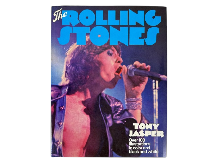 Just Added - Vintage 1976 First Edition Hardcover Book The Rolling Stones By Tony Jasper - A Biography With Over 100 Illustrations Of The Iconic Rock Band