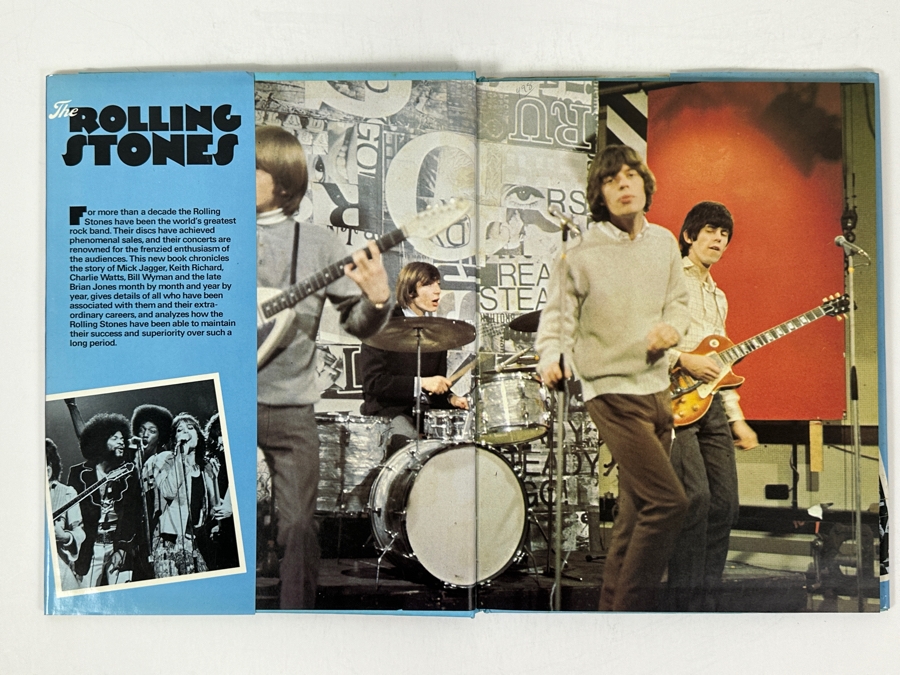 Just Added - Vintage 1976 First Edition Hardcover Book The Rolling Stones By Tony Jasper - A Biography With Over 100 Illustrations Of The Iconic Rock Band [Photo 2]