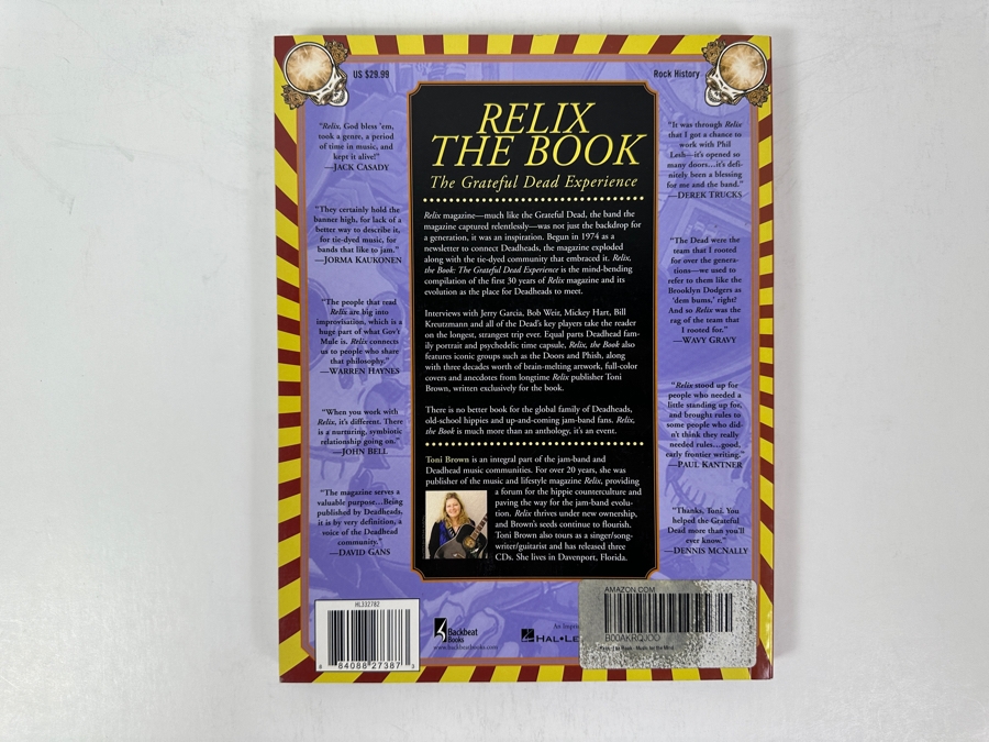 Just Added - 2009 First Edition Paperback Book Relix The Book: 30 Years Of Grateful Dead Art, Interviews, And Anecdotes [Photo 6]