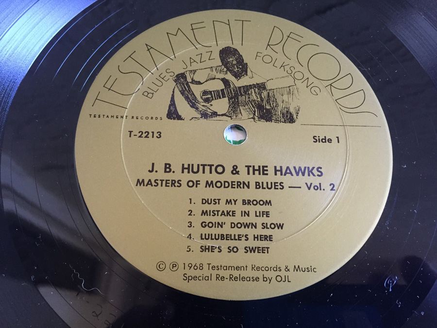 J.B. Hutto & The Hawks ‎- Masters Of Modern Blues, Volume 2 - Testament Records ‎- T-2213 [Photo 4]
