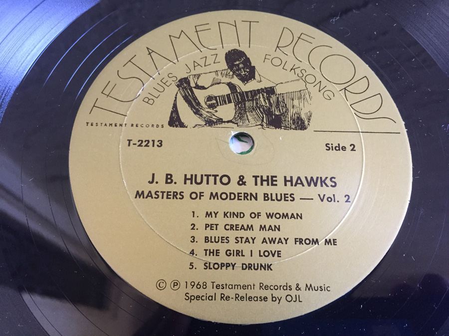 J.B. Hutto & The Hawks ‎- Masters Of Modern Blues, Volume 2 - Testament Records ‎- T-2213 [Photo 6]