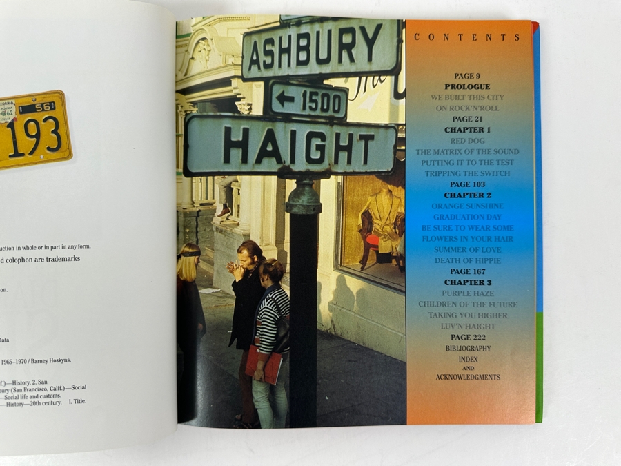 Just Added - 1997 First Edition Hardcover Book Beneath The Diamond Sky Haight-Ashbury 1965-1970 Written By Barney Hoskyns [Photo 6]