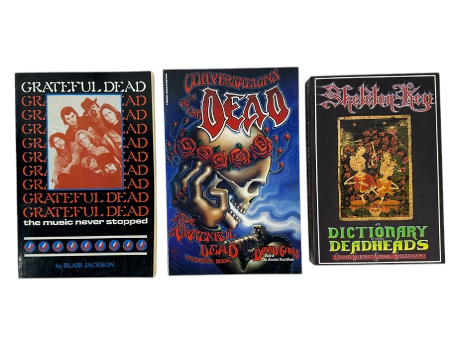 Just Added - (3) Grateful Dead Hardcover Books (2 Are First Editions)