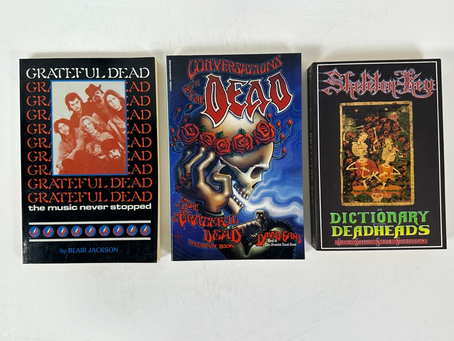 Just Added - (3) Grateful Dead Hardcover Books (2 Are First Editions) [Photo 2]